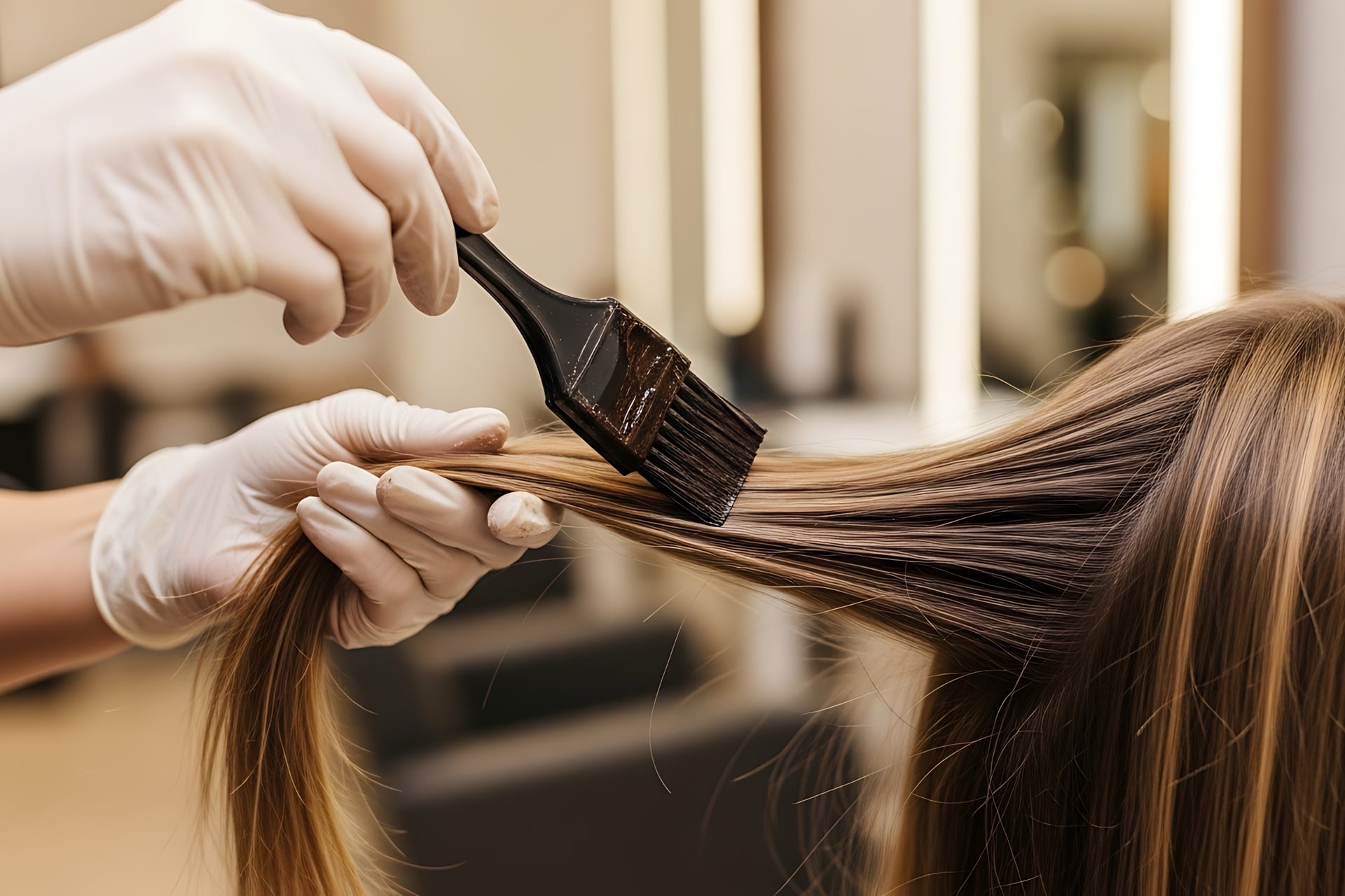 hair color application