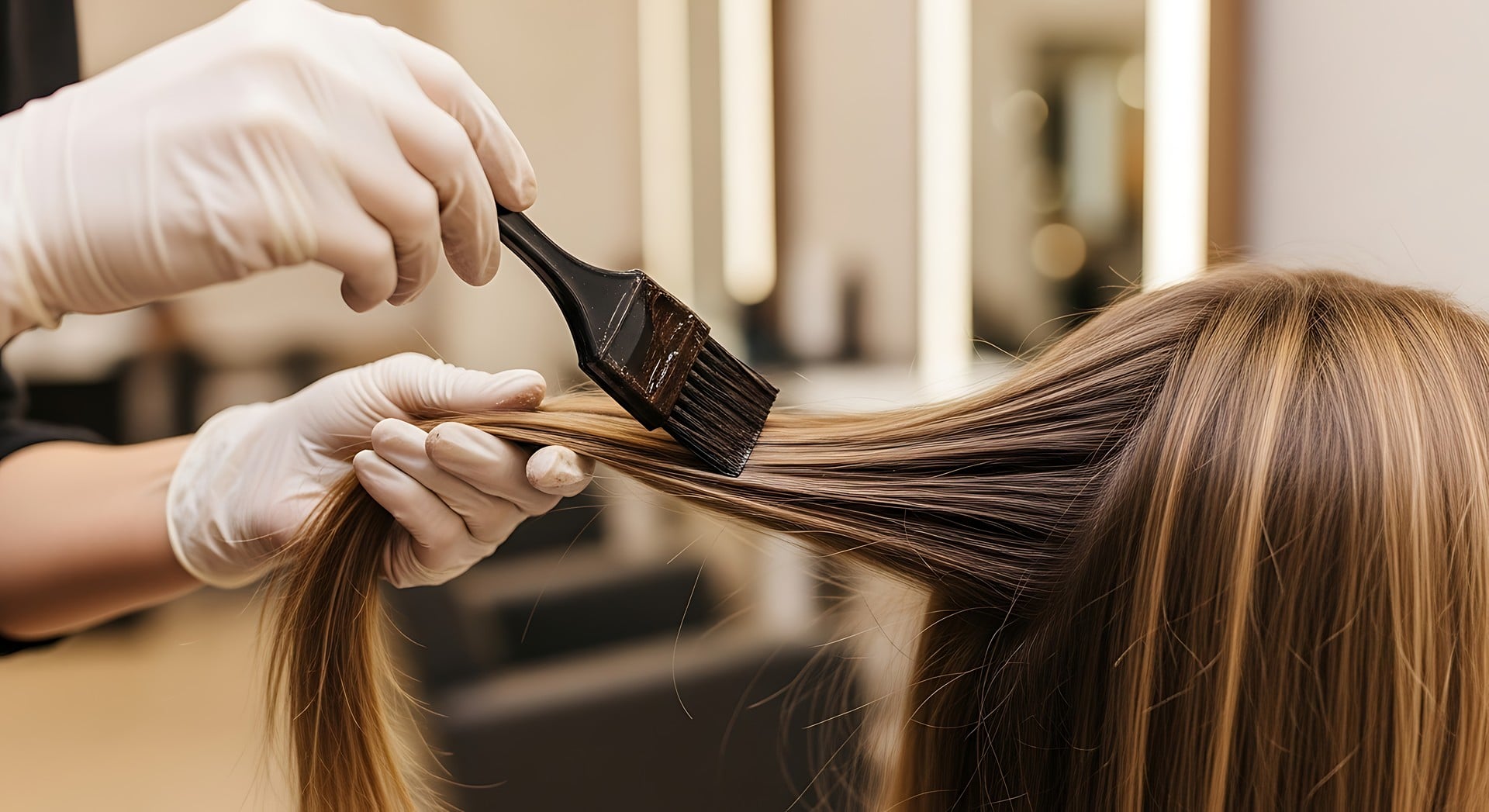 hair color application
